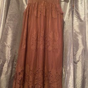 Mauve mini dress. Size juniors large